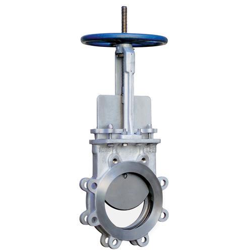 Água parafusada de aço inoxidável da válvula de porta DN65 da faca PN10 SS321