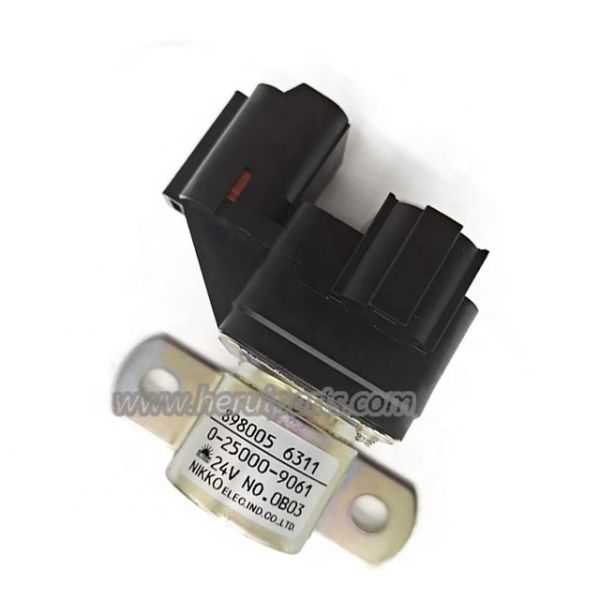OEM/Original New Starter Motor Relay for Hitachi Excavator 4JJ1 Model with 6 Months Warranty Part Number 8980056311