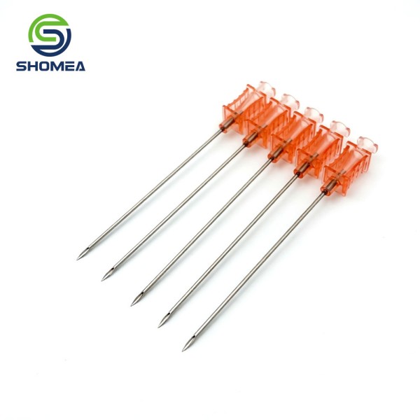 Customized 18G Interventional Needle for three bevel sharp puncture tip
