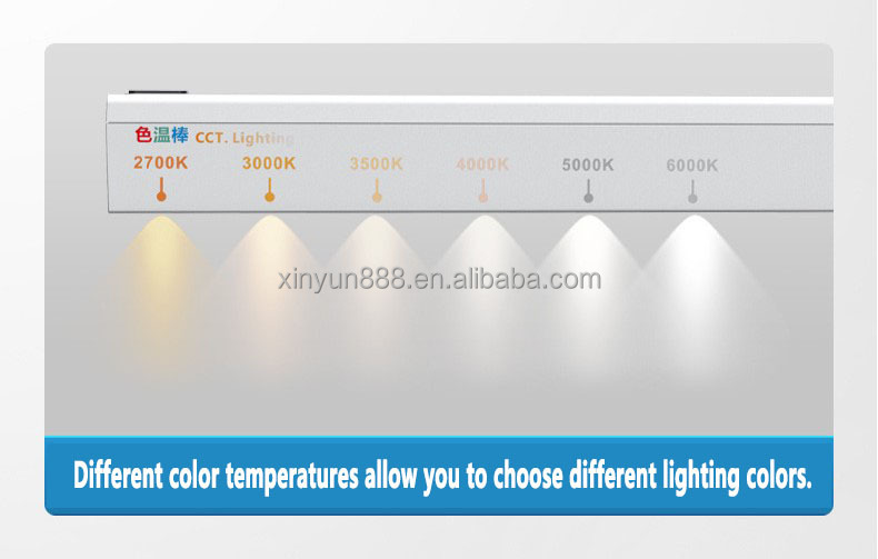 800mA Color Temperature Stick Designer Light Portable Color Rendering Display Decoration Selection Color Temperature Lamp