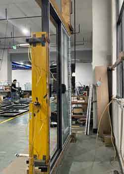 AS100 Series Non-Thermal Break Sliding Door with Heavy-Duty Aluminum Profile and Multi-Point Sealing for Wind & Dust Resistance