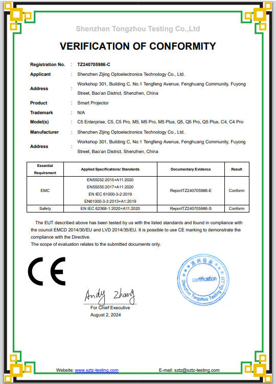 DESS Certifications