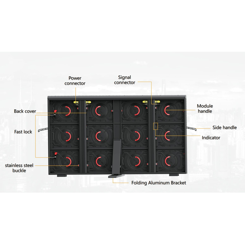 High Brightness SMD3528 LED Perimeter Display with Wide Viewing Angle and 45kg Weight for Stadium