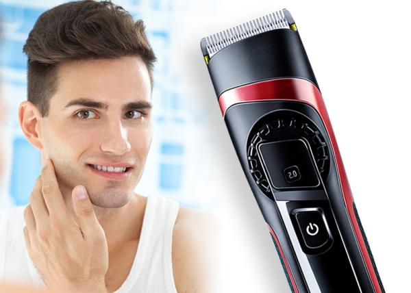 100% Waterproof Cordless Hair Trimmer LED Display Pro Home Barber Kit