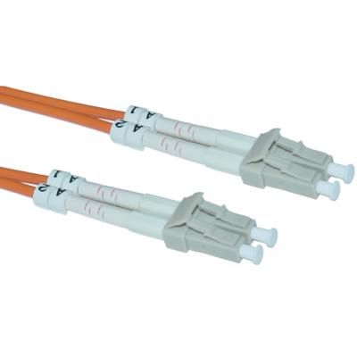 Duplex LC to LC 50 / 125 μm Fiber Optic Patch Cord for CATV / FTTH / LAN