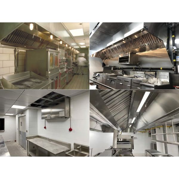 Double Bottles Automatic Protection Kitchen Hood Fire System