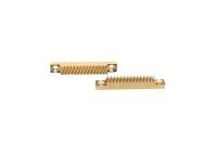 Laiton en aluminium miniature hélicoïdal C45 M0.5 de crémaillères de forme multi de commande numérique par ordinateur