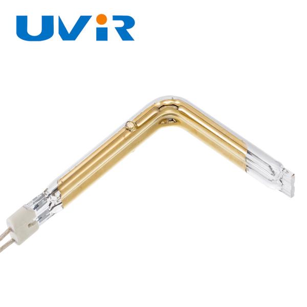 Tube chauffant infrarouge plaqué or 150-6000W 45-480V