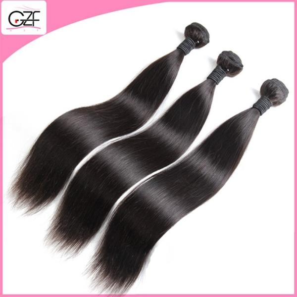 Natural Can be Dyed and Permed Straight Human Hair 6A Grade Virgin Malaysian Weave