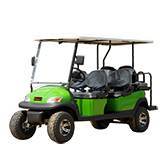 Lifted 4 Seats 2 Rears Electric Golf Buggy Lithium Battery Accessories Customizable