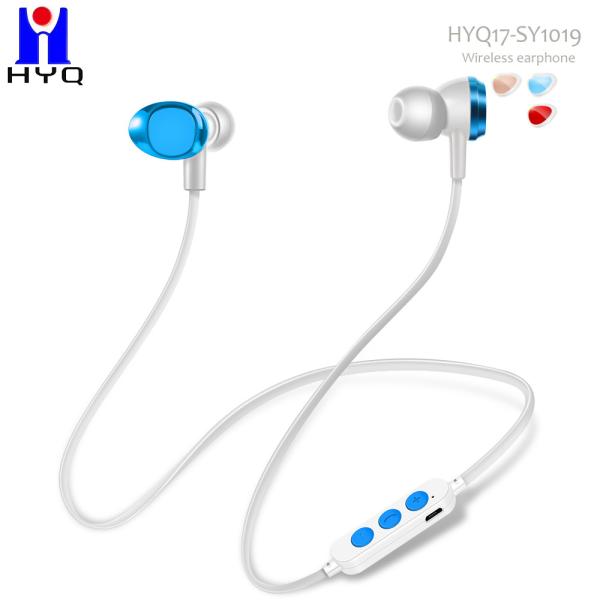 70mAh Wireless Stereo Bluetooth Earphones Magnetic Anti Fall Off Noise Cancelling Headset