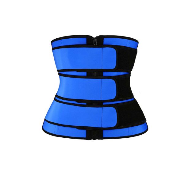 Синь тренера талии поясов молнии 3 YKK плюс тренер талии размера для более низкого живота