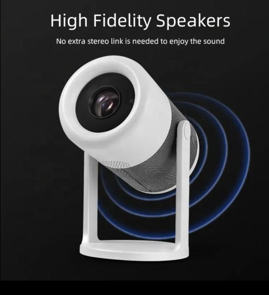J1 Mini Portable Projector Android 11.0 Flexible Multi Angle Projection Projector