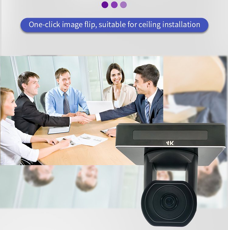 16:9 8.51 Mega Pixels SQ-C5004K-20 4K  HD Video Conference Camera