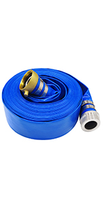 Braided Clear Vinyl Tubing Clear Tubing Vinyl Tubing PVC Layflat Hose, Mining Industrial Agricultural Irrigation, Pipe