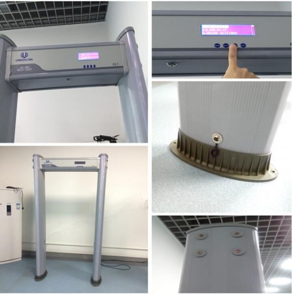 Outdoor 18 Zones Arch Door Frame Metal Detector Walk Through Led Display