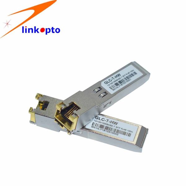 100M Transmission 10g Rj45 Transceiver , Copper - T Sfp Pluggable Optical Module