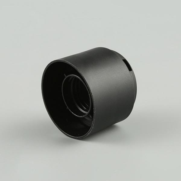 A parede dobro do tampão 24/410 superior 20MM preto do disco de 24MM geou largamente as tampas plásticas de creme da garrafa