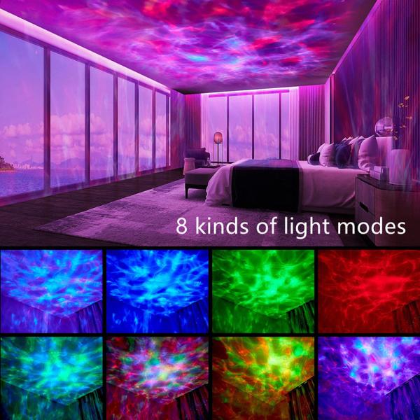 2in1 Decor Galaxy Projector Night Light  Ocean Wave Galaxy Projector Speaker