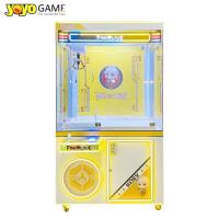 Grande machine à poupée 44 pouces Jeu à pièces jouet à griffes Grue machine à billets Accepteur étoile déplacée