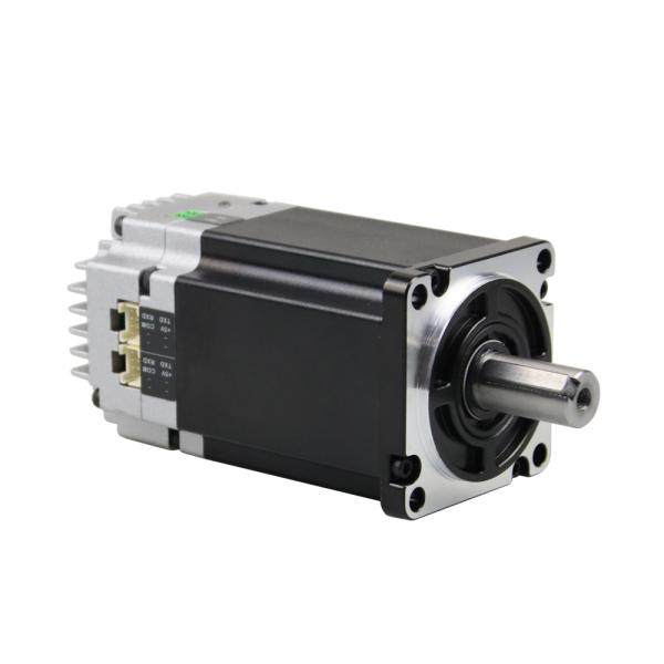 Jkongmotor Integrated DC Servo Motor 24 36V 0.45nm 3000rpm 57X57mm 140W DC Servo Motors with RS485 Canopen for Textile