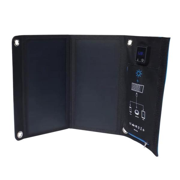 Waterproof Portable Folding Solar Panels Mini 15W USB For Cell Phone Battery