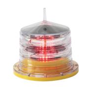 lumière d'obstruction actionnée solaire rouge de l'intensité réduite 32.5cd de 5km