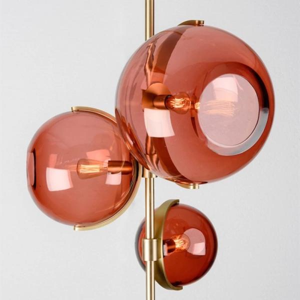 Nordic Pendant Lamp Postmodern Designer Red Glass Pendant Lights(WH-GP-169)