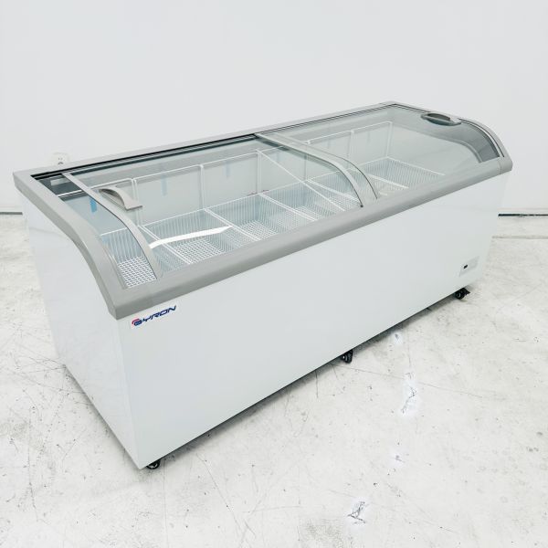 Commercial Display EU Island Chest Freezer Manual Temperature Control