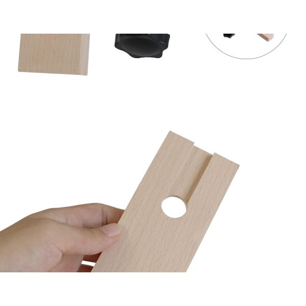 Multi Purpose Handmade Jewelry Tools Auxiliary Wood Clamp Holder