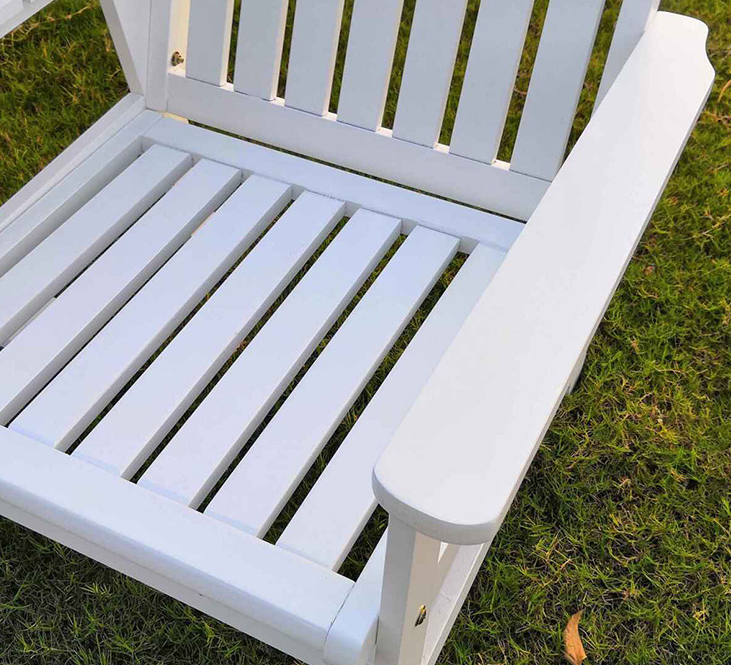 Белого отдыха твердое деревянное на открытом воздухе мебели загрязнение не для парка/пляжа