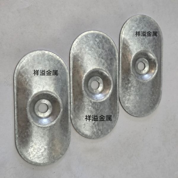 Aluminum Zinc Coated Bow Shaped Gaskets For Mechanical Fastening Of TPO Waterproof Membranes