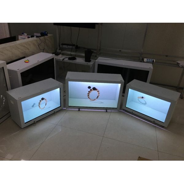 43 Inch TFT IPS Transparent Lcd Panel Advertising Monitor Showcase