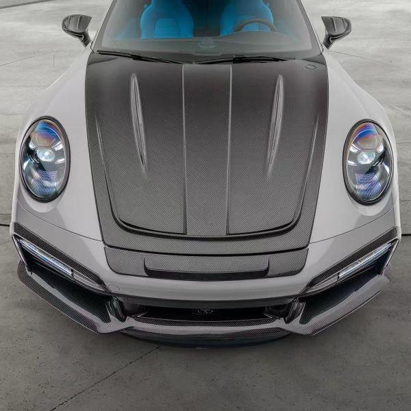 992 Turbo Porsche Body Kit Carbon Fiber MSY Style Diy Rear Bumper Spoiler Hood