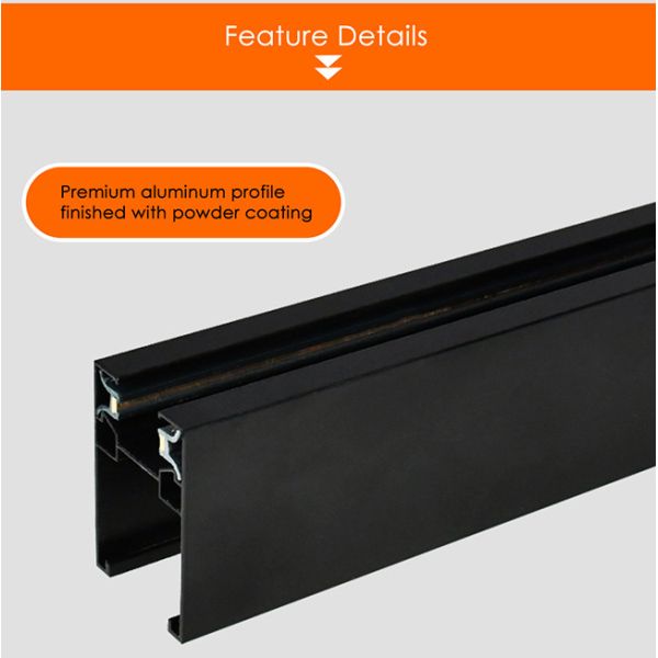 Bridge Suspension Wire Suspension 2 Wire Track Rail System Aluminum