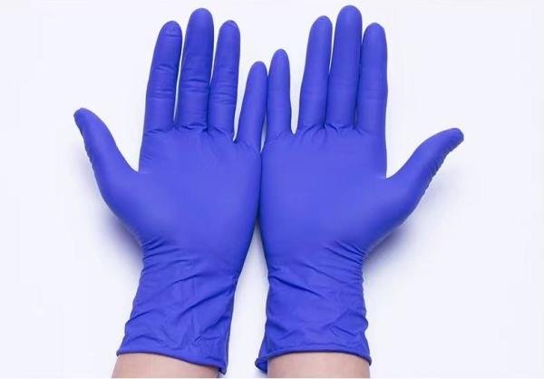 Thickening Purple Disposable Nitrile Glove Industrial 4.5g Gram Nitrile Exam Gloves