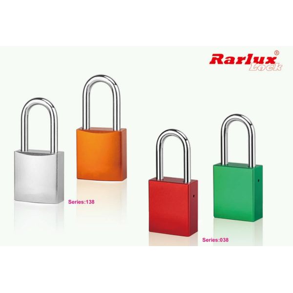 40mm Heavy Duty Industrial Safety Lockout Padlocks Outdoor Square Type Aluminum Eco-Friendly Durable High Safety Keyed Alike