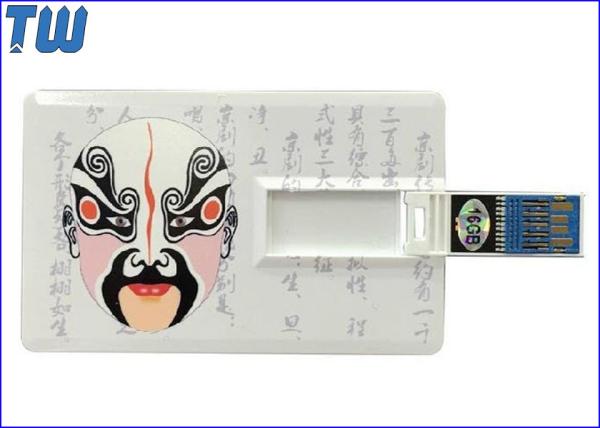 Classic Credit Card USB Thumb Drive USB 3.0 Interface High Data Transfer Speed