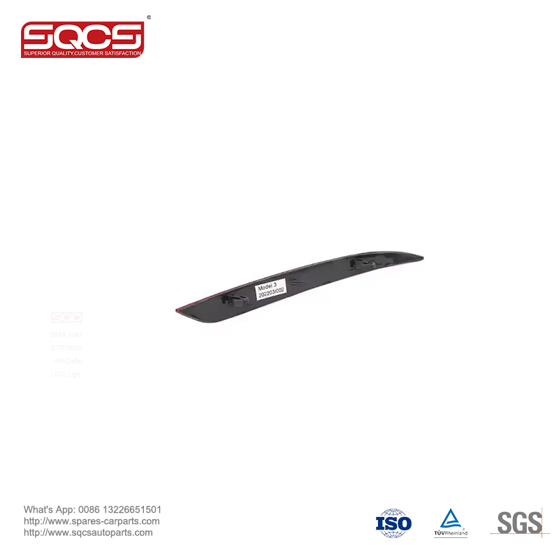 Tesla Model 3 Y светодиодный лампа-отражатель Задний бампер SQCS 1077407-00-F 1077406-00-F