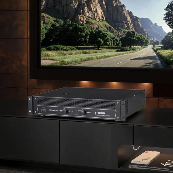 T-1200 T-1000 T-800 T-600 2*600W Commercial High-Power Professional KTV AV Amplifier Metal Pure Post-stage Power Amplifier