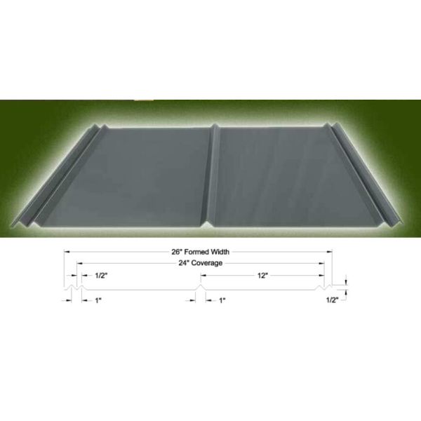 201 Grade 5V Crimp Standing Seam Ss Roof Sheet