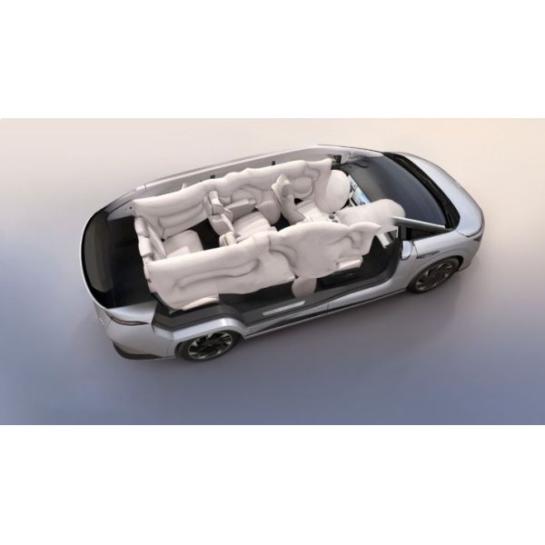 Experience the Future with XPeng X9 Super Intelligent Electric Car in Crescent Silver