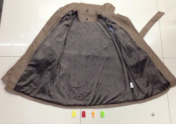 8819 Ladies fashion pu long jacket stock (coats,blouzes,tops)