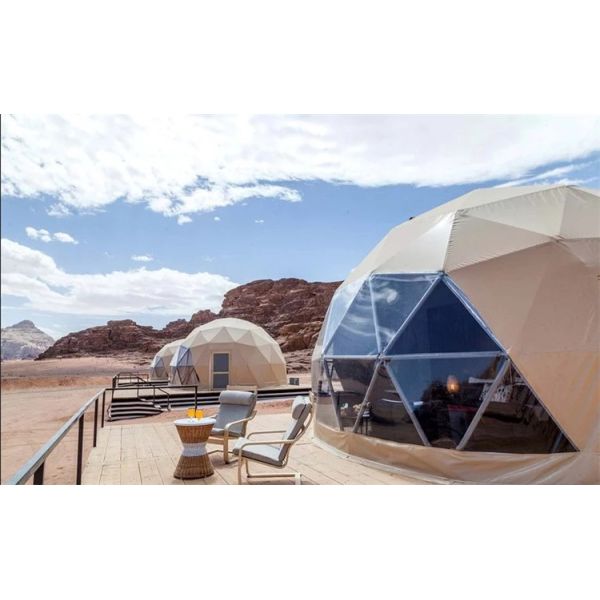 Resort Glamping Dome Tent Luxury Camp Domes Hotel Wadi Rum Jordan Stable