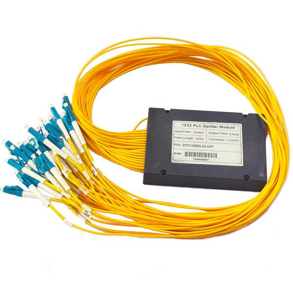 1X32 LC UPCfFiber Splitter For FTTH Network Building OEM Accepted