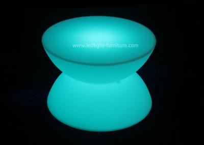 Meio material de incandescência redondo dobro do polietileno da tabela da barra clara da mesa de centro/diodo emissor de luz