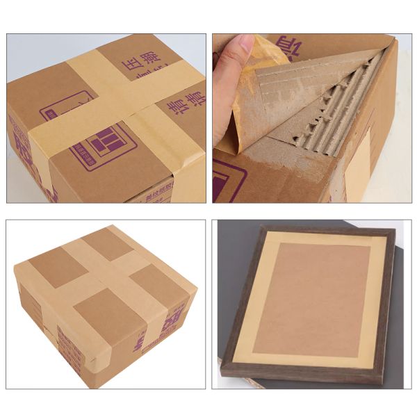 Tape de papel Kraft auto-aderente de 125mic para embalagem de água livre