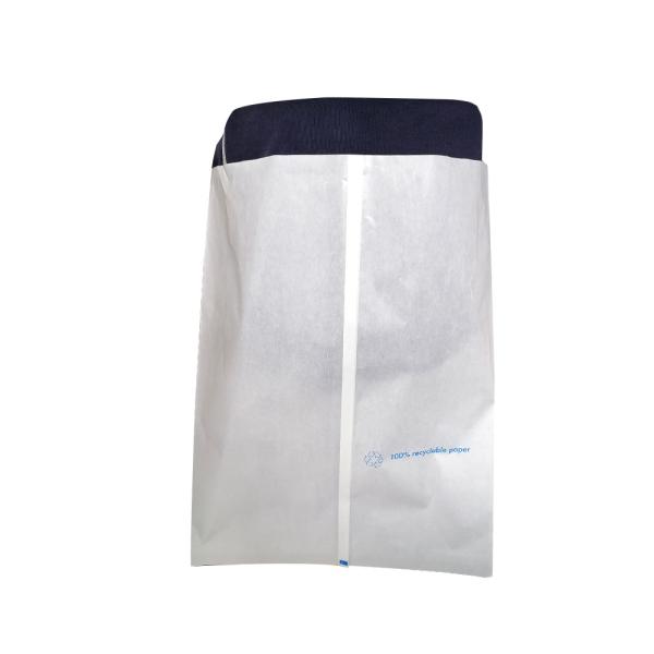 O costume imprimiu sacos de papel feitos a mão do papel glassine para sapatas e roupa