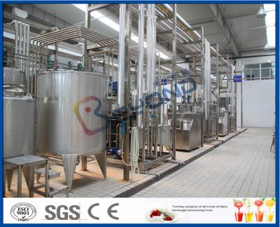 linha de processamento do leite do UHT 10000LPD para o leite longo da vida útil/leite puro ISO9001