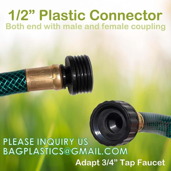 PVC All Weather Garden Hose 50m 3/4'' 4 Layers PVC Heavy Duty Garden Hose Flexible High Pressure Water Hose